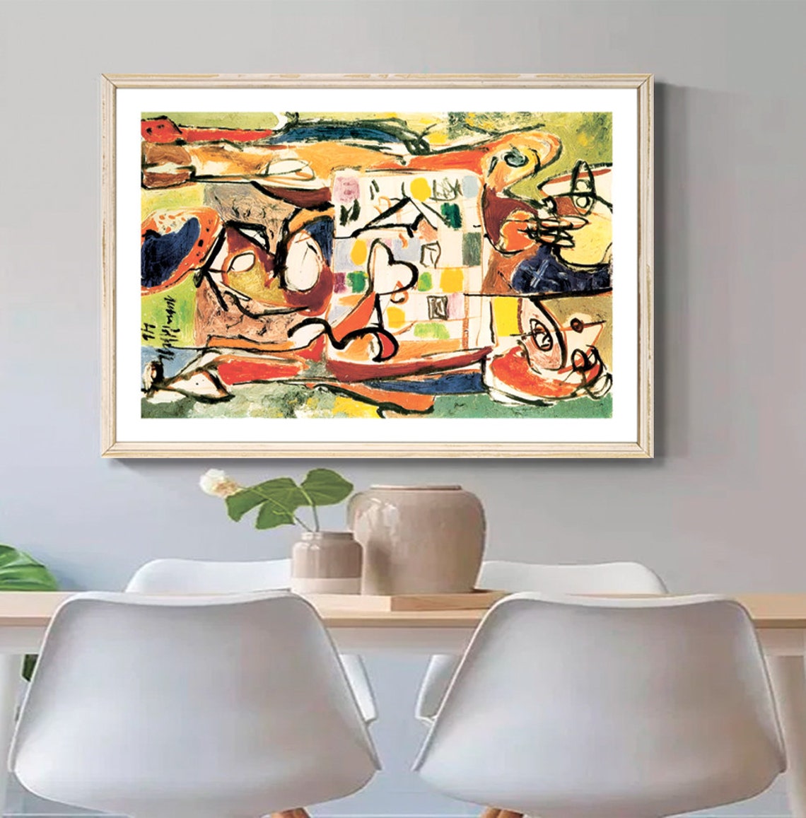 Jackson Pollock Colorful Abstract Print Exhibition Poster Pollock Painting Pollock Wall Decor Expressionism Poster - Image 2