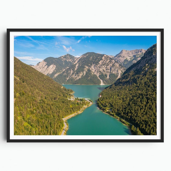 Austria Print Plansee Lake Austria Travel Poster Landscape Photography Fine Art Print Home Office Decor Nature Wall Art Print Gift