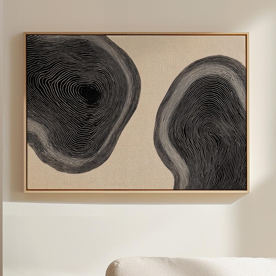Minimalist Black Line Art, Modern Abstract Art Print