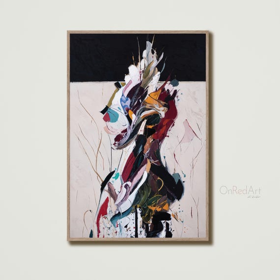 Nocturne Portrait Abstract Figure Nonrepresentational Art Large Print