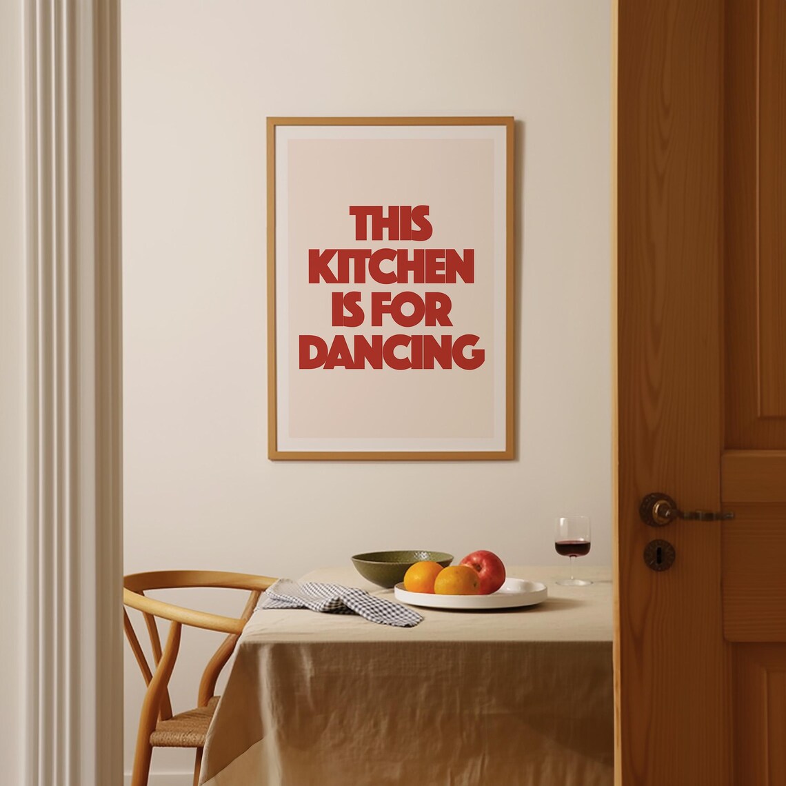 Cute Dance Poster, Minimalist Typography Art Print - Image 3