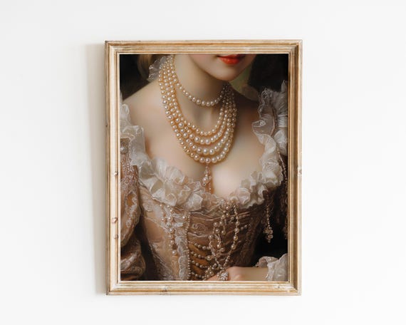 Princessbaroque Wall Artgoth Moody Dark Academia Decorrenaissance Art Printsdark Antique Artvictorian Womanvictorian Dress Print