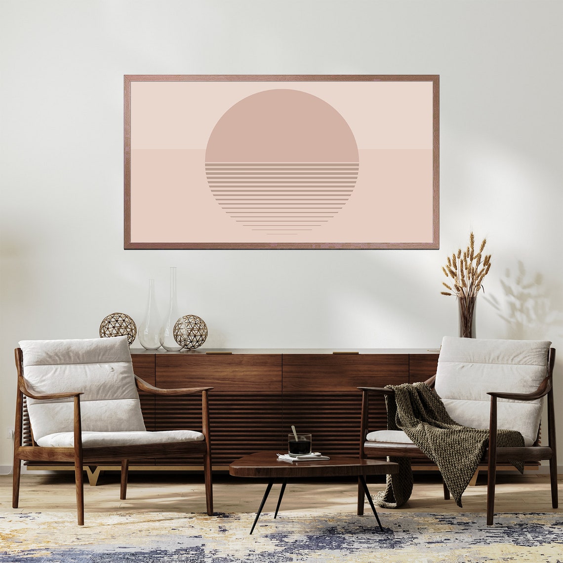 Frame Tv Art Neutral Tv Art Abstract Tv Frame Tv Frame Art Art - Image 2