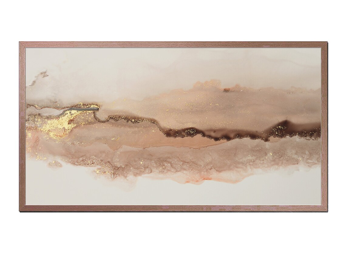 Modern Abstract TV Art Print, Abstract Decor