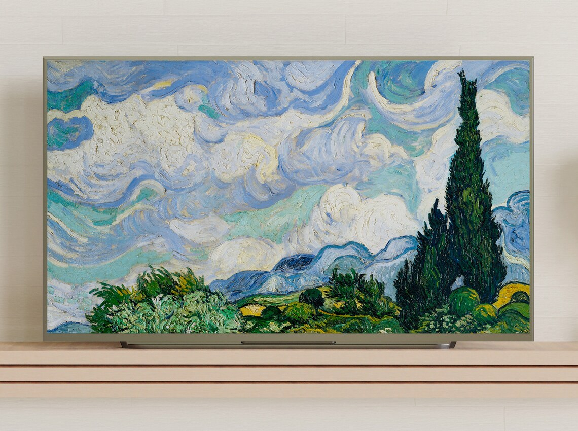 Van Gogh Wheat Field With Cypresses Art Print - Image 3