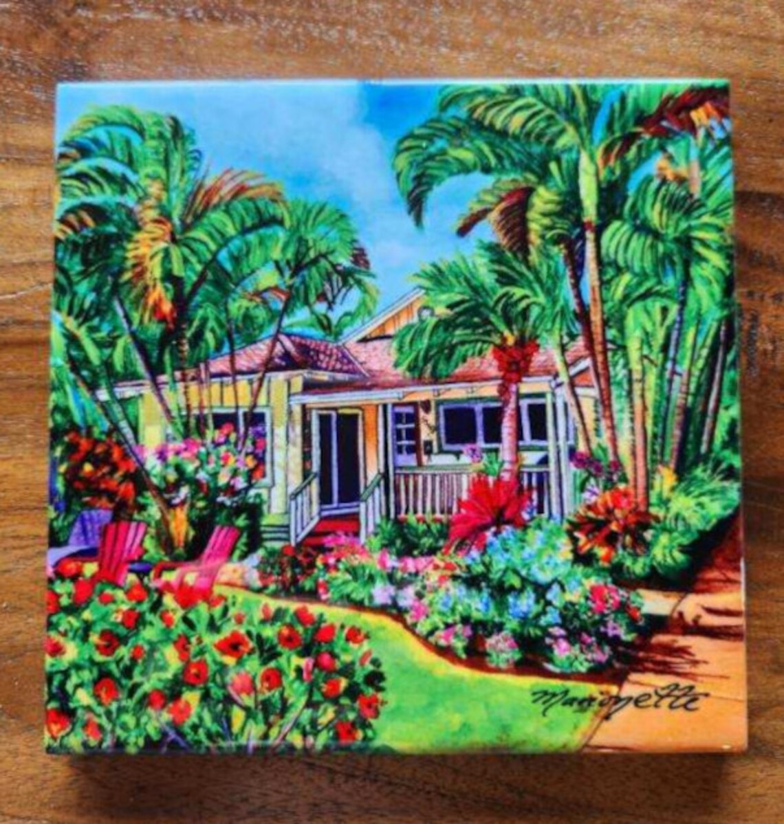 Kauai Vacation Cottage, Hawaii Beach Art Print