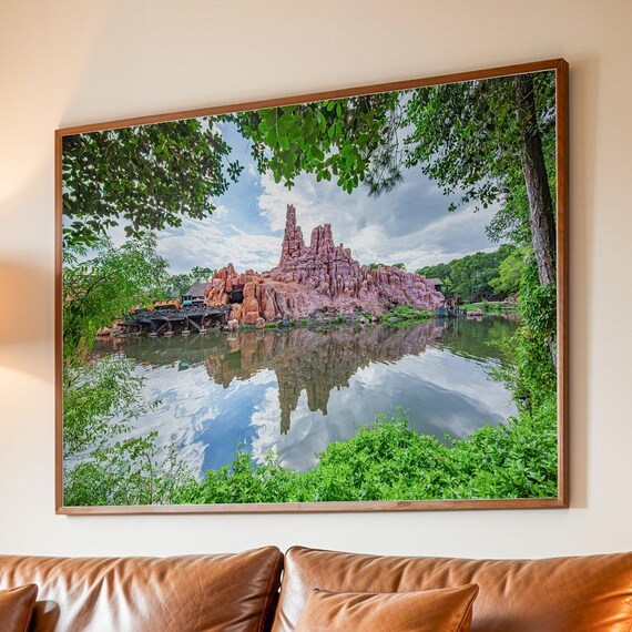 Big Thunder Mountain Railroad Wall Art Disney Print World Magic Kingdom