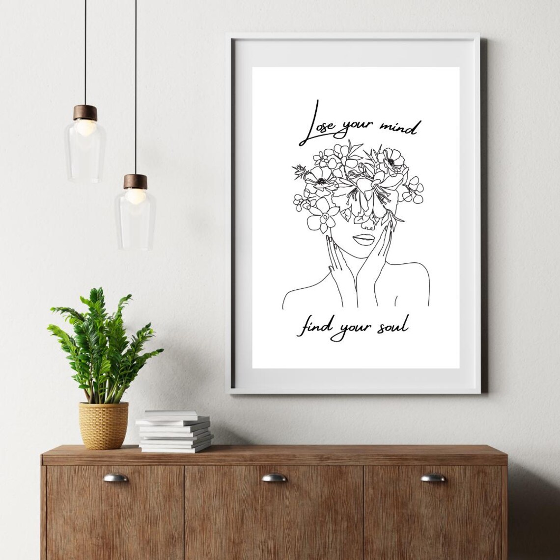 Lose Your Mind Quote, Motivational Art Print - Image 3