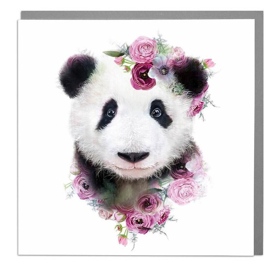 Panda Greeting Card