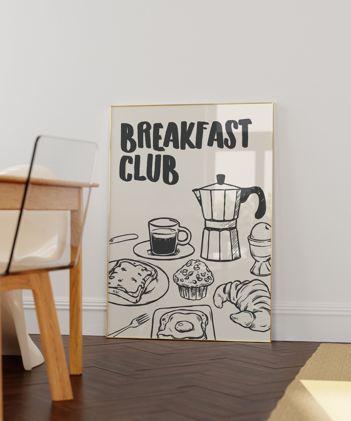 Breakfast Club Retro Dining Room Art Print - Image 2
