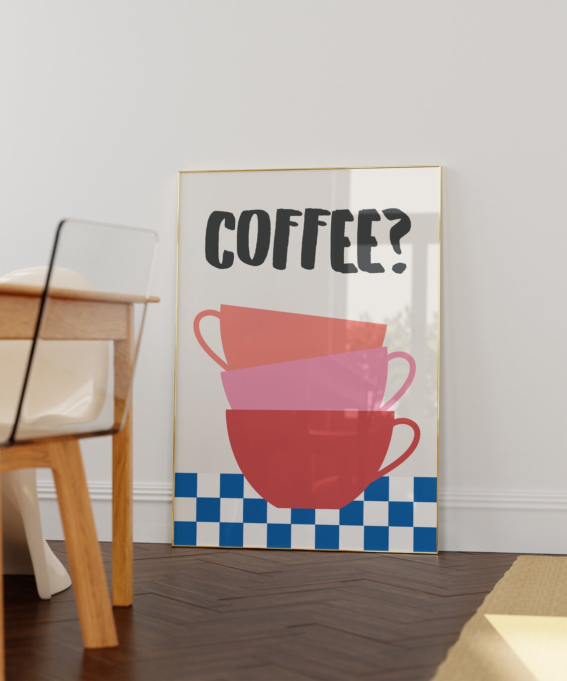 Coffee Print, Modern Kitchen Wall Art Poster - Image 2
