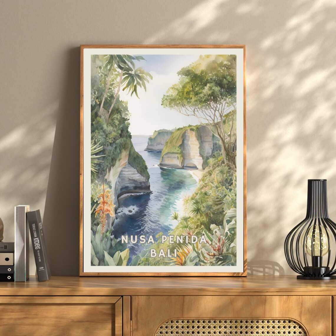 Nusa Penida Bali Travel Poster, Tropical Island - Image 3