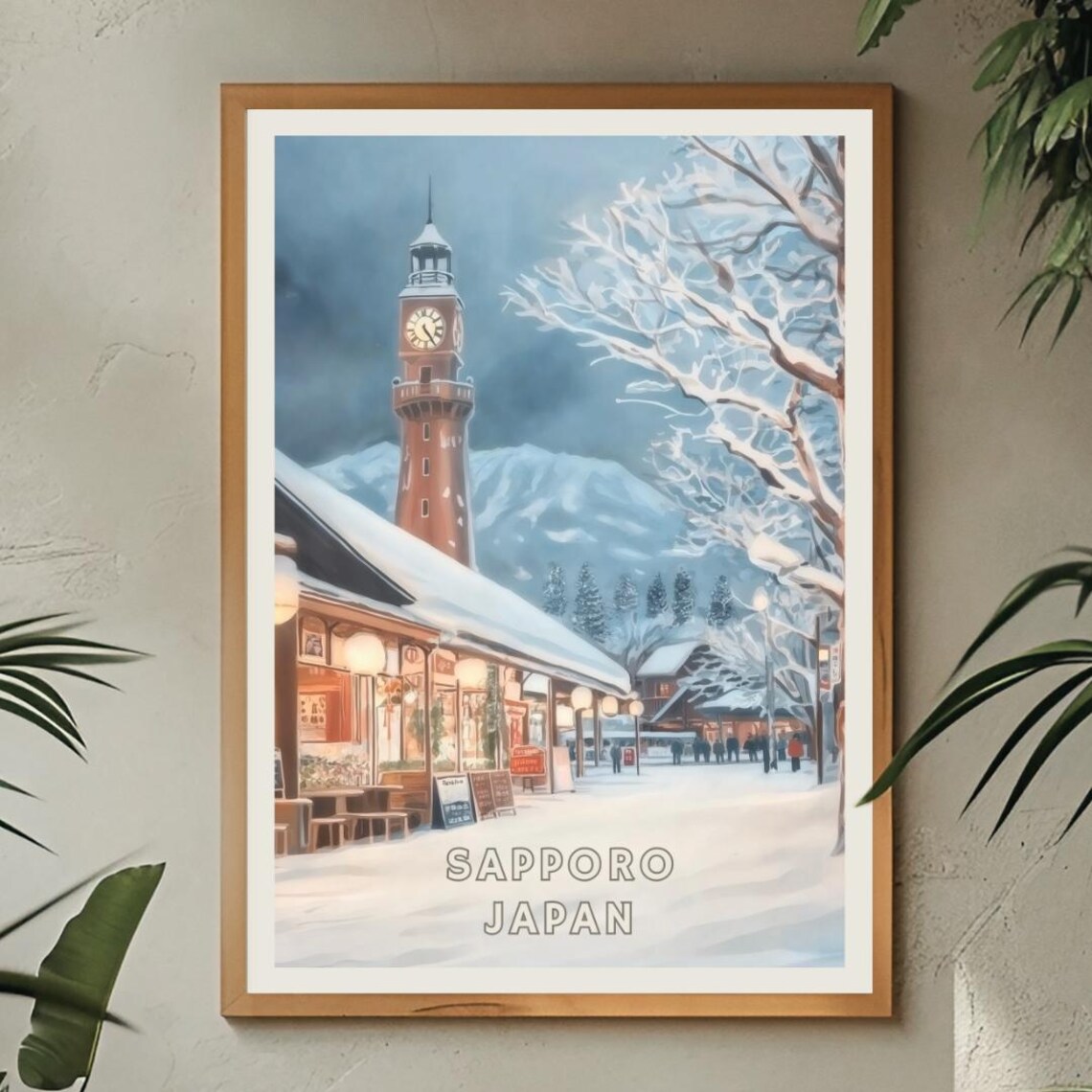 Sapporo Japan Winter Wonderland, Hokkaido Travel Poster - Image 2