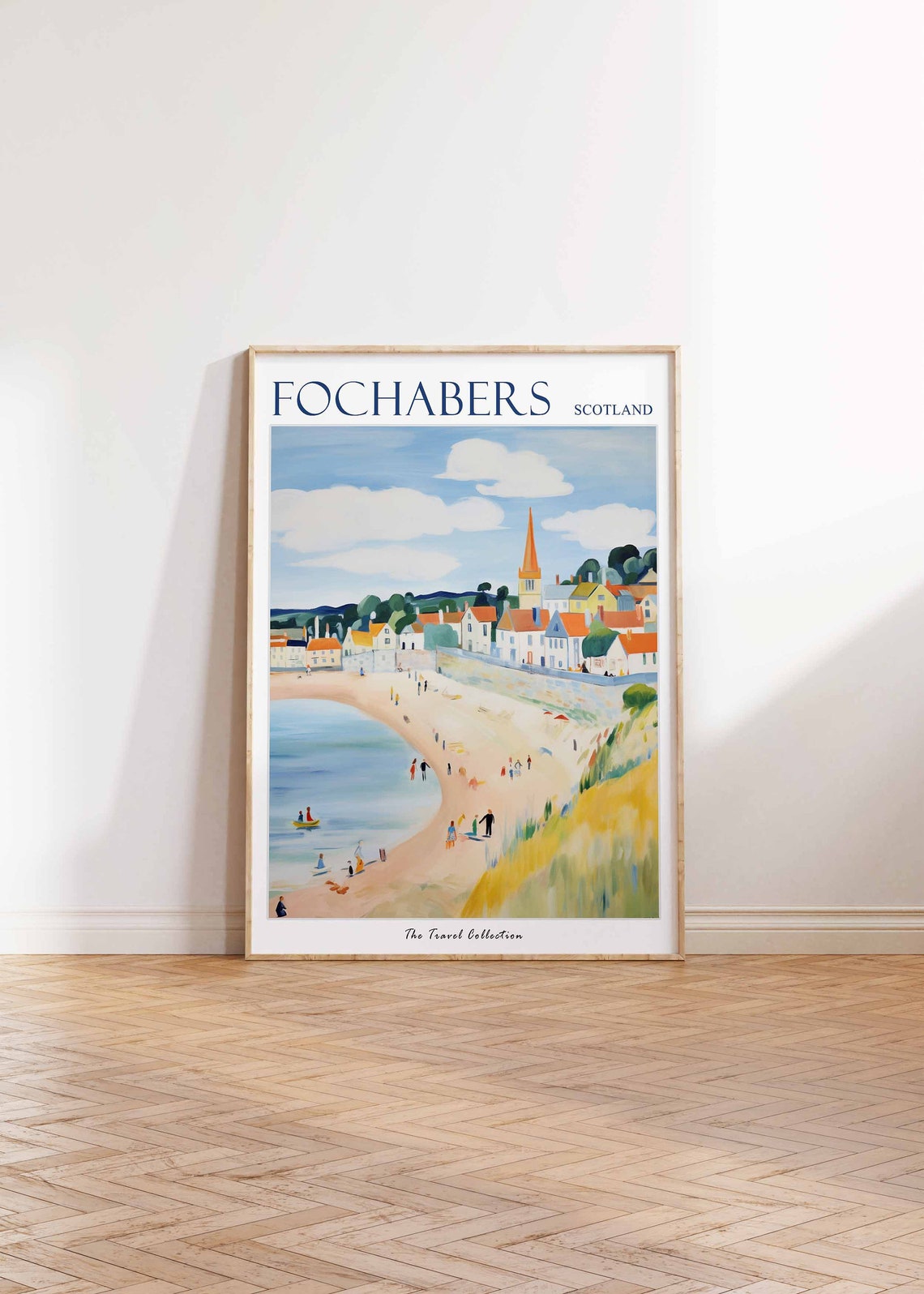 Fochabers Poster Fochabers Travel Print Scotland Travel Poster Scottish Decor Tropical Decor Sea Print Fochabers Gift - Image 2