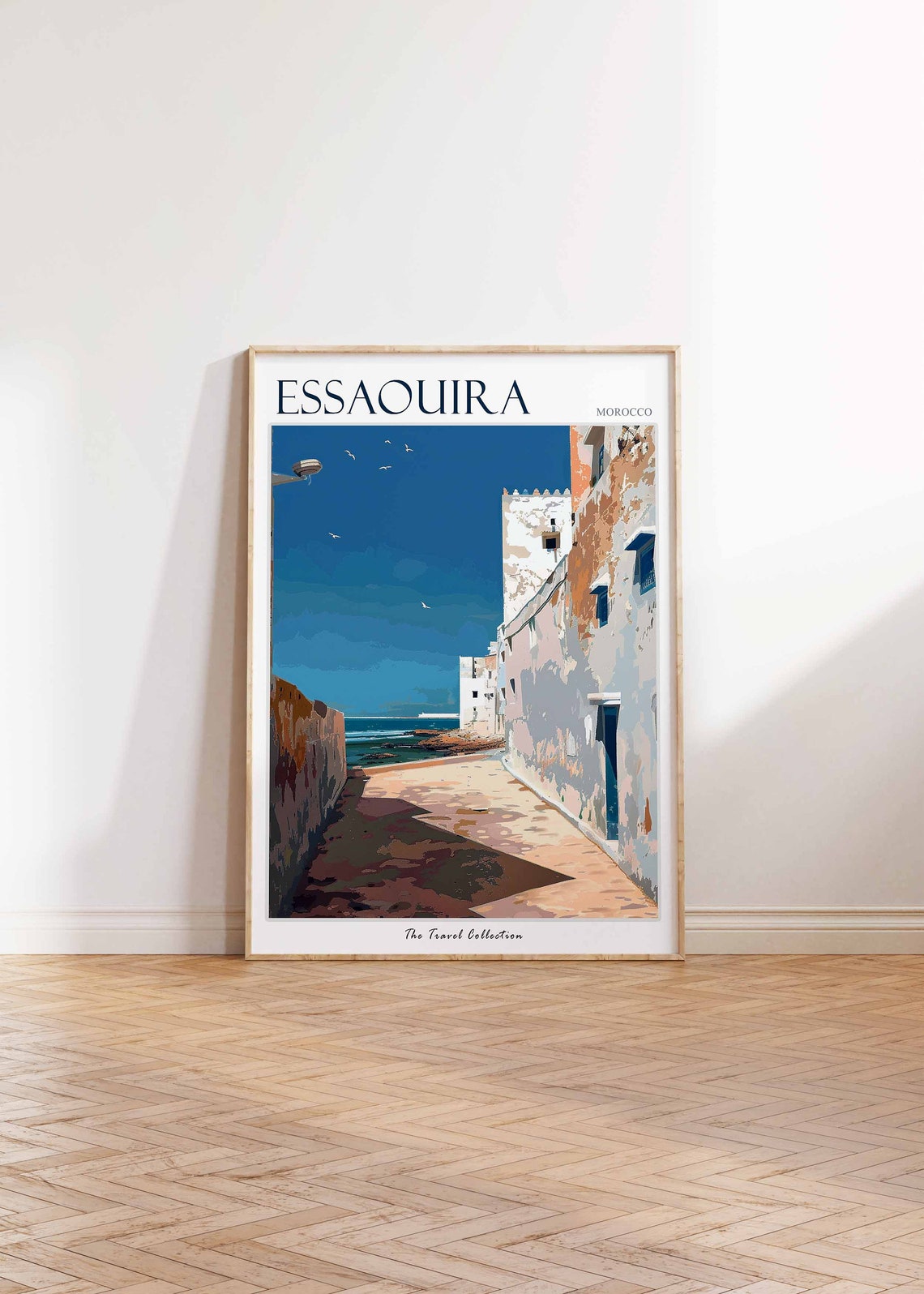 Essaouira Poster Morocco Travel Print Moroccan Decor Africa Travel Poster African Wall Art City Print Essaouira Travel Poster - Image 2