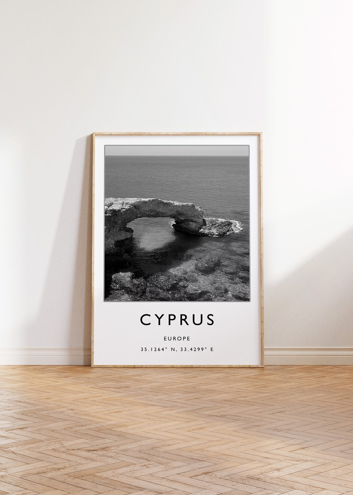 Cyprus Travel Print Cyprus Travel Poster Cypriot Travel Gift Cypriot Travel Art Travel Gift Travel Decor - Image 2