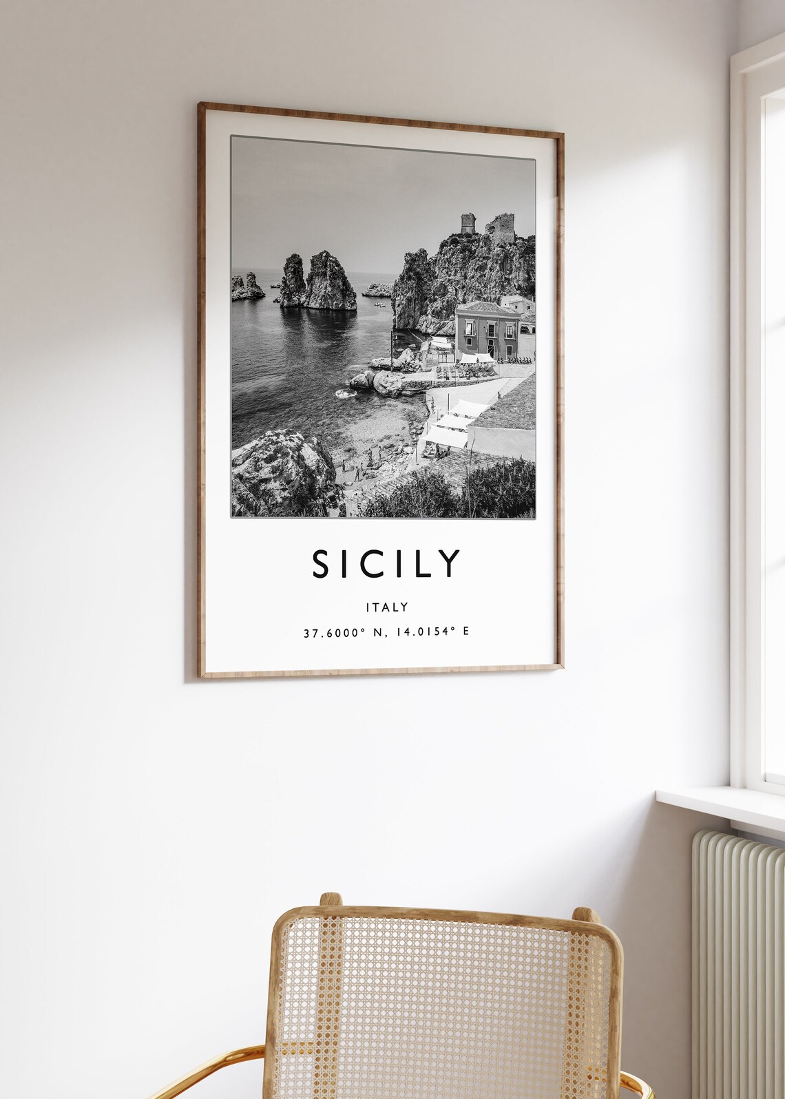 Sicily Travel Poster, Minimalist Italy Travel Print - Image 3