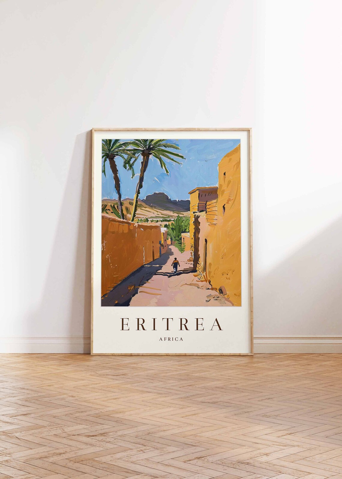 Eritrea Travel Print, Africa Landscape Poster - Image 2