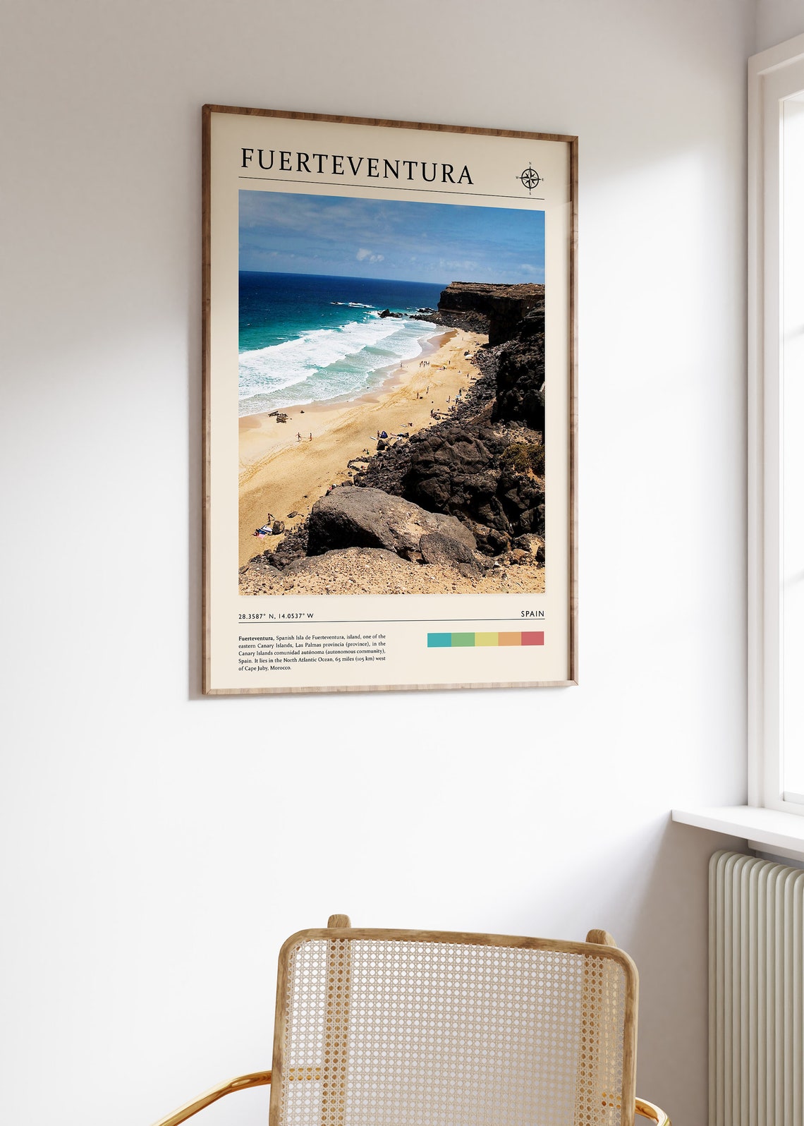 Fuerteventura Poster Fuerteventura Travel Print Spain Travel Poster Travel Decor Minimalist Travel Poster Travel Gift A1a2a3a4 - Image 3