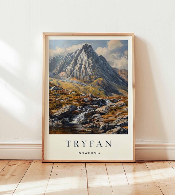 Tryfan Mountain Print, Snowdonia National Park