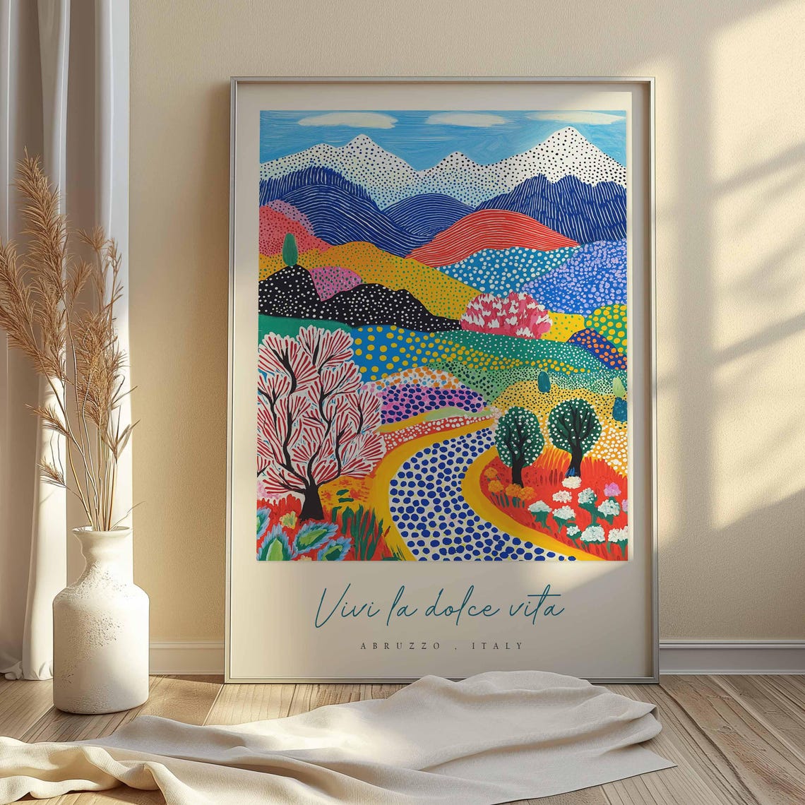 Abruzzo Poster Italian Travel Print Abruzzo Travel Art Abruzzo Wall Art Italy Art Italy Travel Decor Italian Travel Gift - Image 2