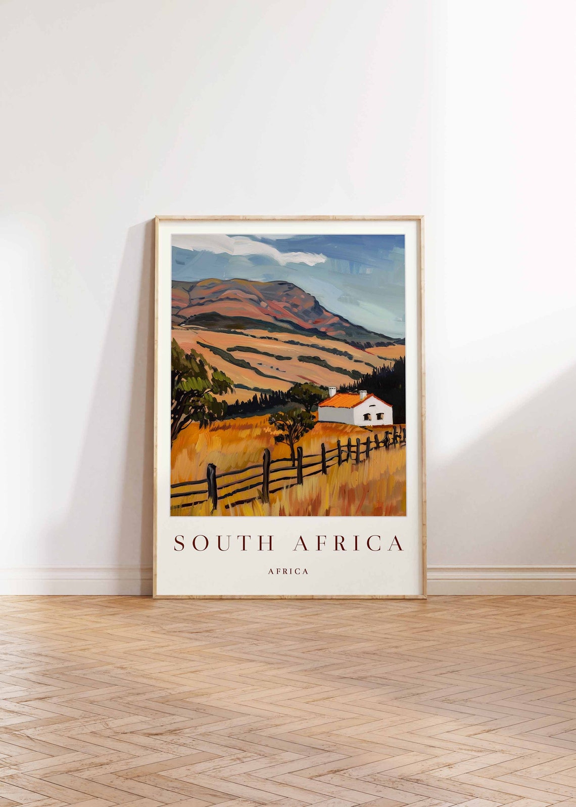 South Africa Poster South Africa Travel Print Africa Wall Art African Travel Print Tropical Decor Botanical Print South Africa Gift - Image 2