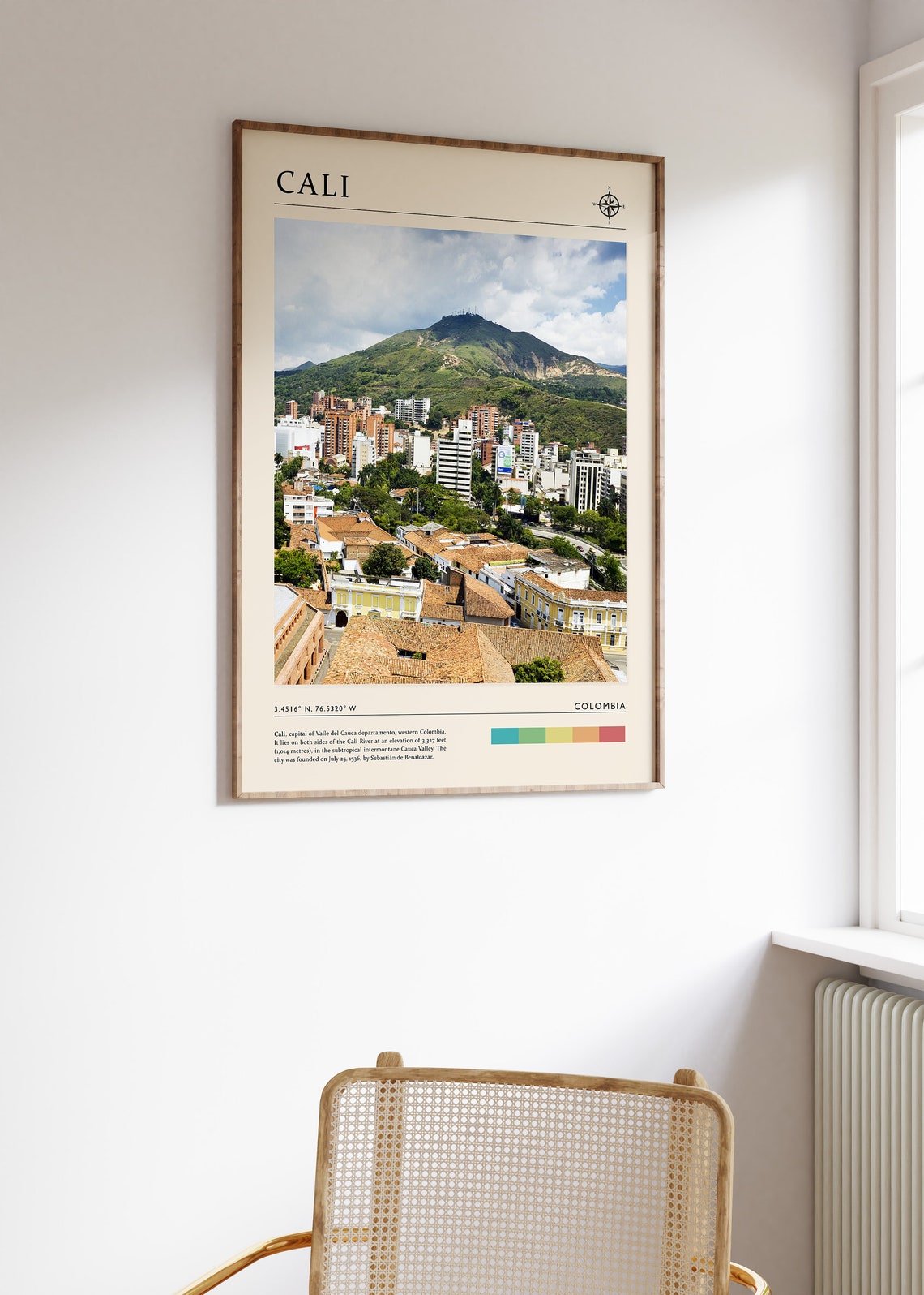Cali Travel Print Cali Colombia Travel Poster Colombia Travel Print Travel Art Travel Poster Travel Gift A1a2a3a4 - Image 3