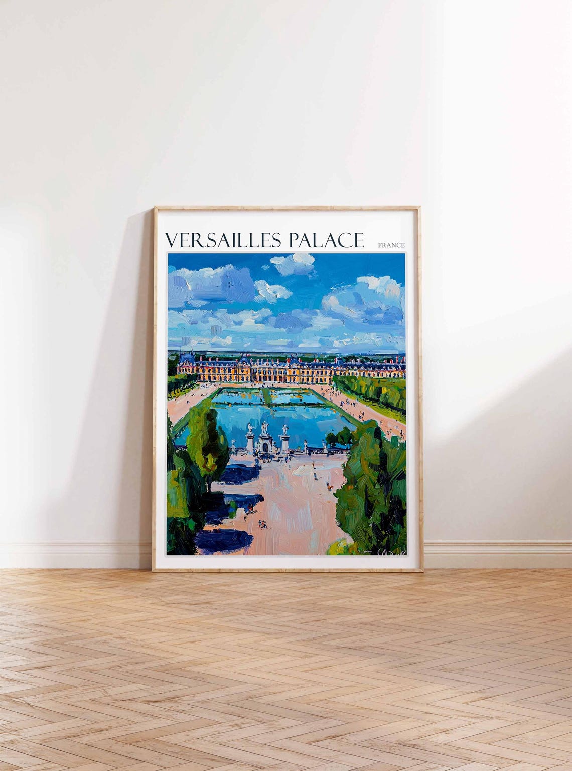 Versailles Palace France Poster Reflecting Pool Grand Canal Gardens - Image 2