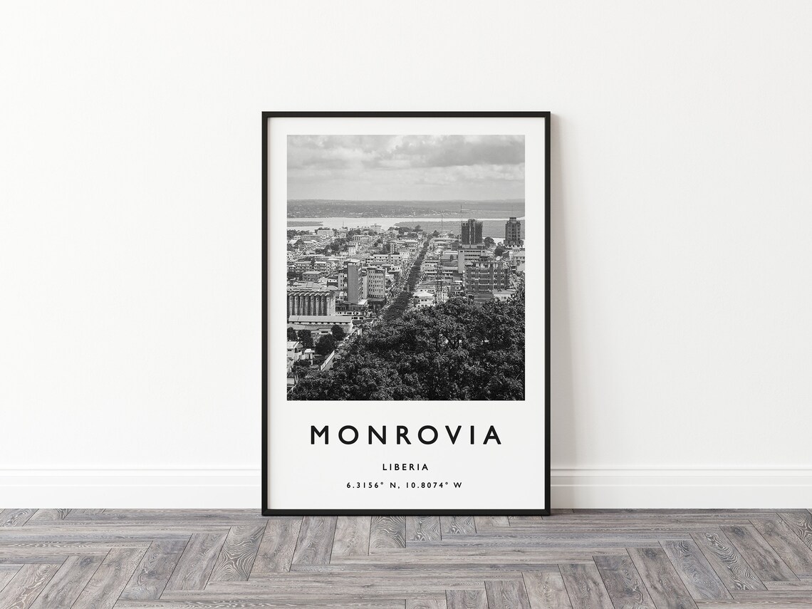 Monrovia Travel Poster, African Travel Art Print - Image 2