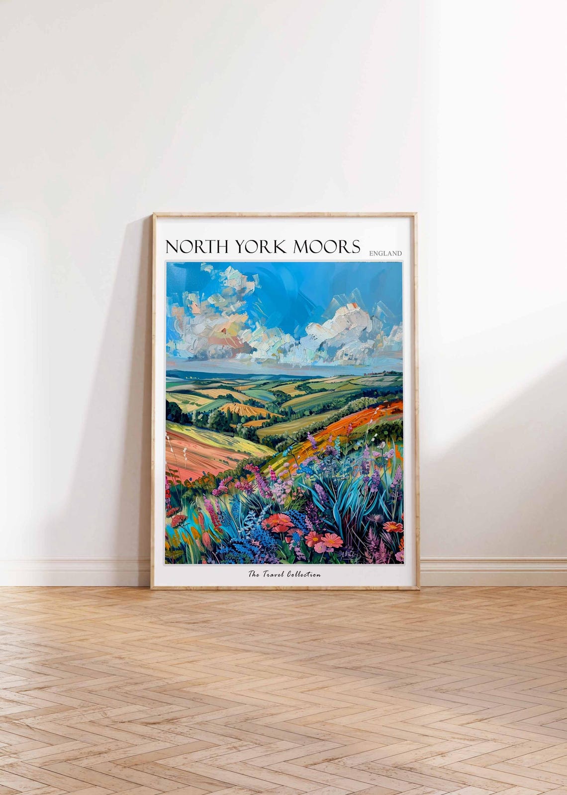 North York Moors England Heather Hills Wildflower Bloom Poster - Image 2