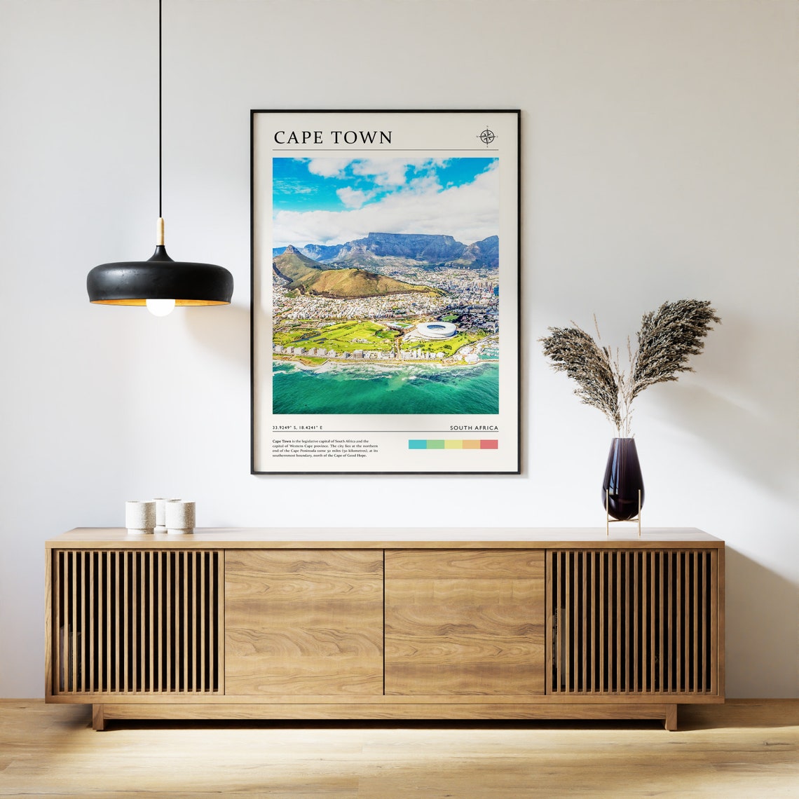 Cape Town Travel Print Cape Town South Africa Travel Poster South Africa Travel Print Travel Art Travel Poster Travel Gift A1a2a3a4 - Image 2