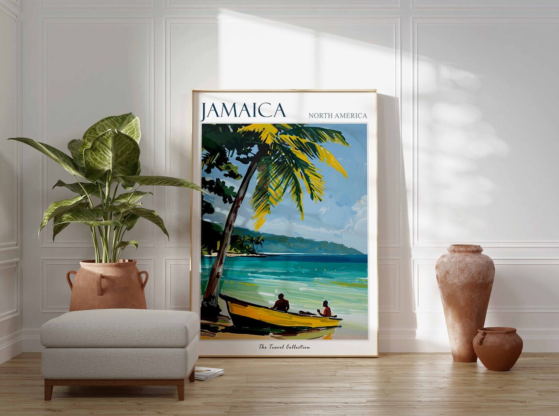 Jamaica Travel Poster, Caribbean Travel Print - Image 2