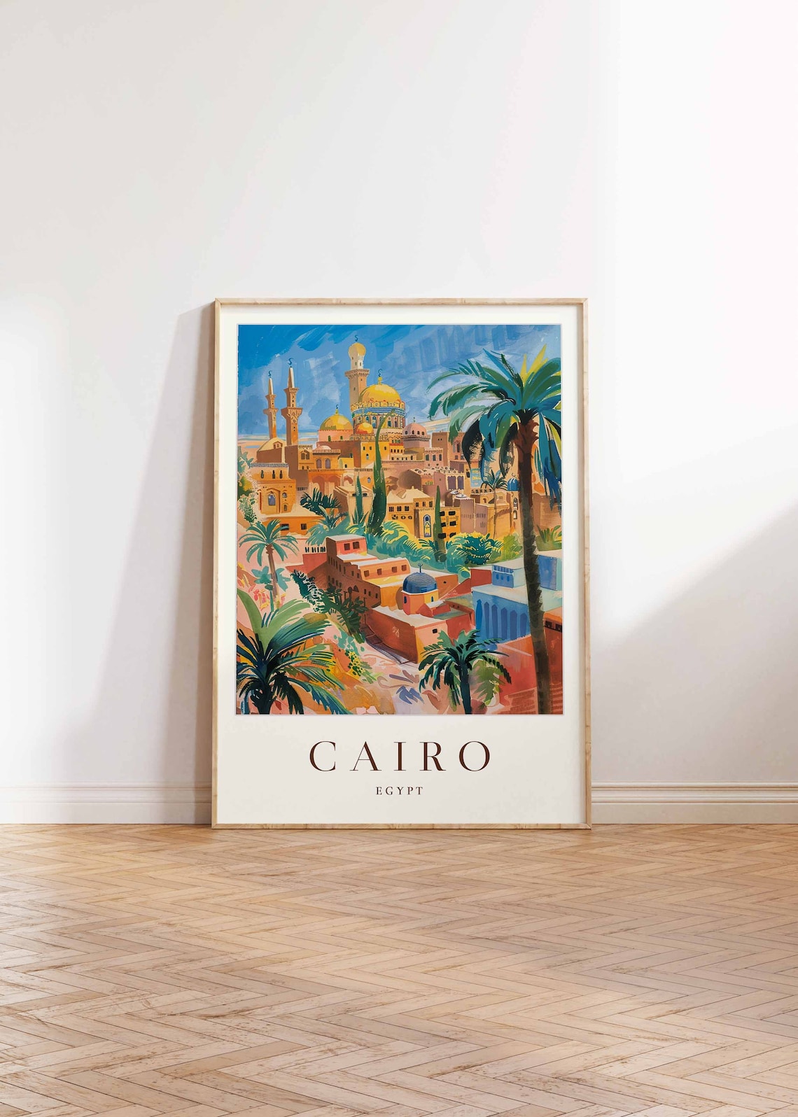 Cairo Travel Poster, Egypt City Art Print - Image 2