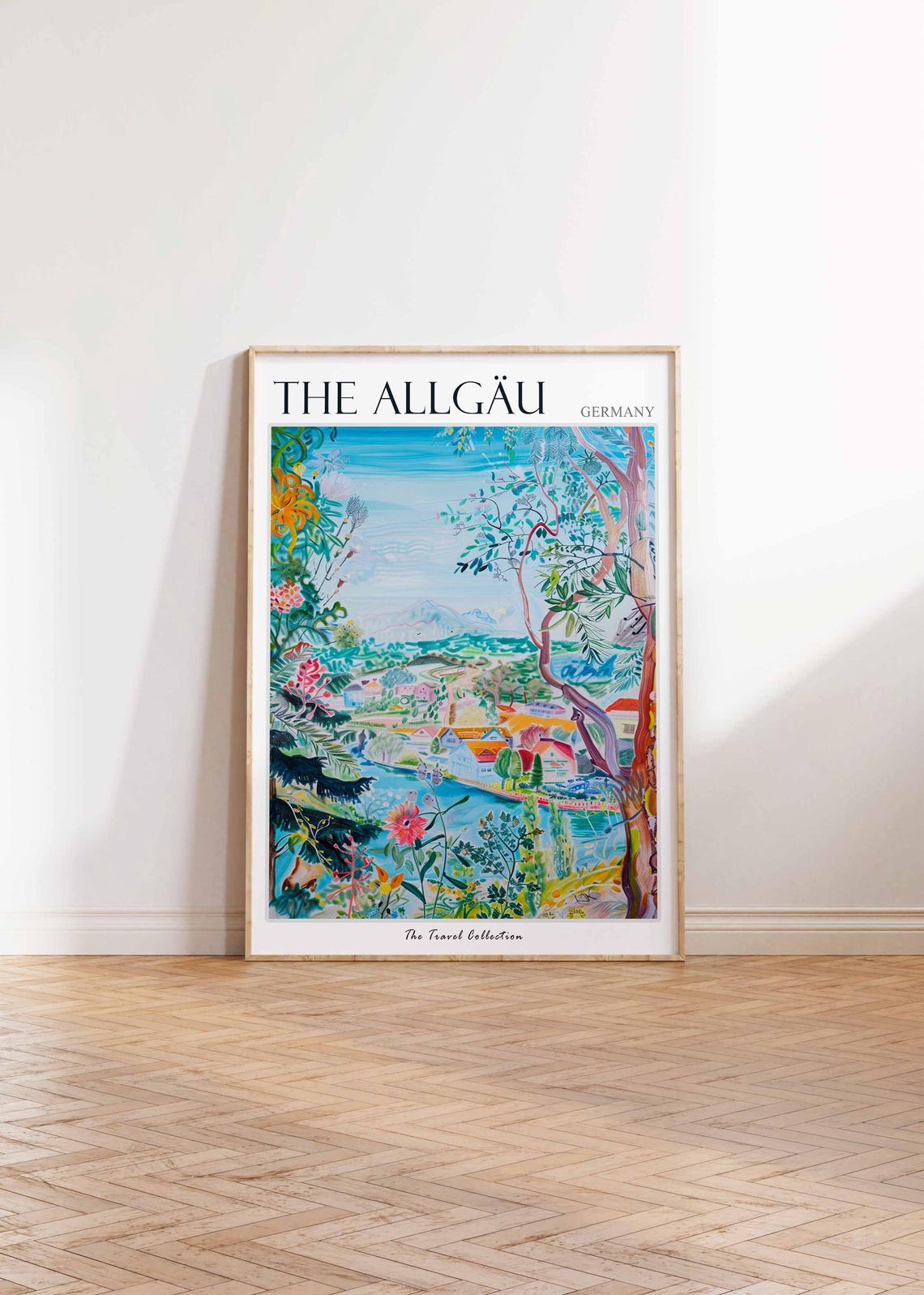 The Allgu Poster Germany Travel Print German Decor Europe Travel Poster European Wall Art The Allgu Gift The Allgu Travel Poster - Image 2