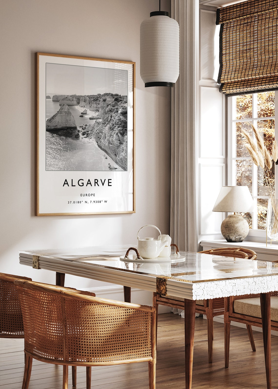 Algarve Travel Print Portugal Travel Poster Algarve Gift Travel Art Coastal Art Seaside Decor Travel Decor Photographic Print - Image 3
