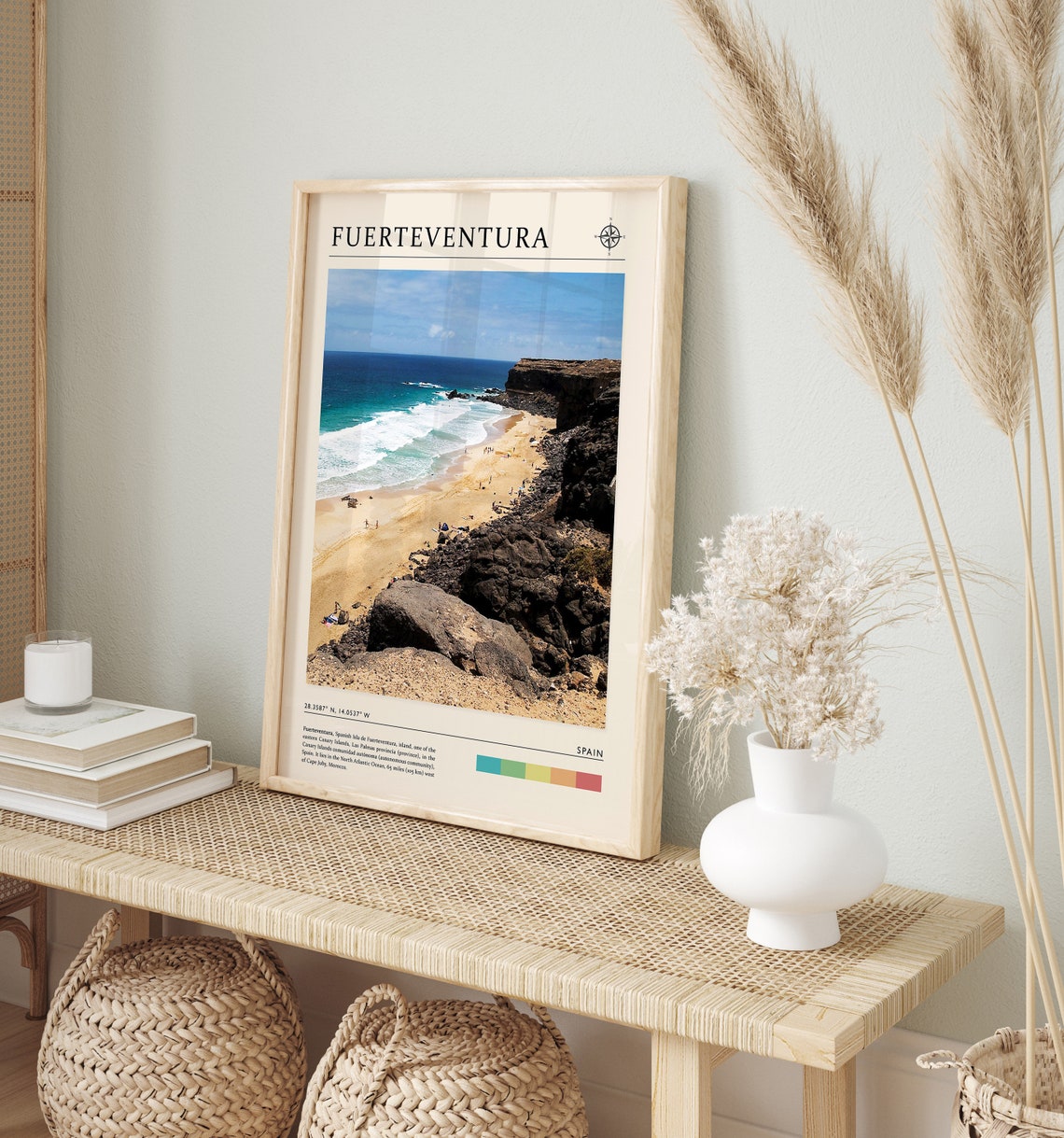 Fuerteventura Poster Fuerteventura Travel Print Spain Travel Poster Travel Decor Minimalist Travel Poster Travel Gift A1a2a3a4 - Image 2