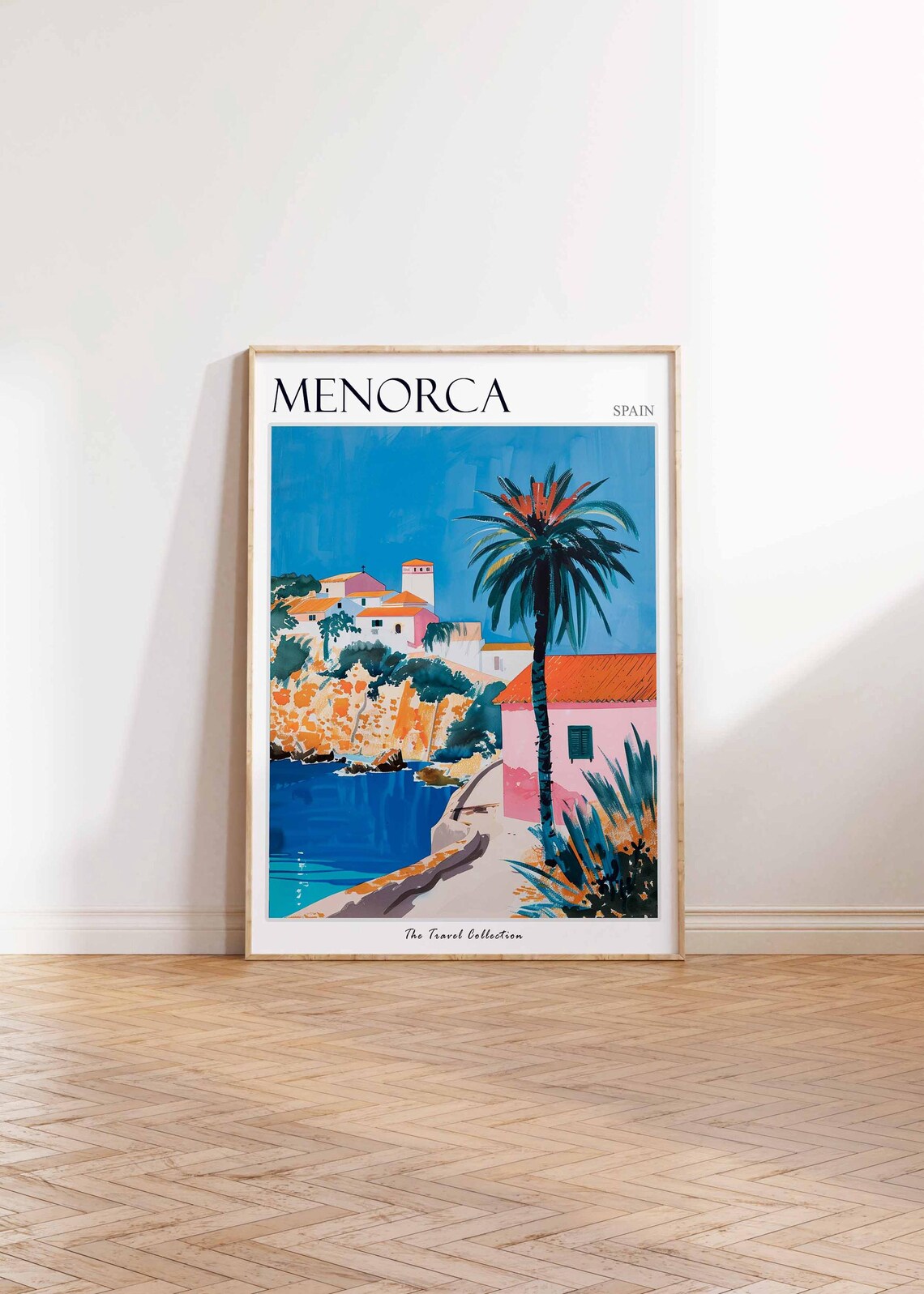 Menorca Poster Spain Travel Print Spanish Decor Europe Travel Poster European Wall Art Sea Print Menorca Gift Menorca Travel Poster - Image 2