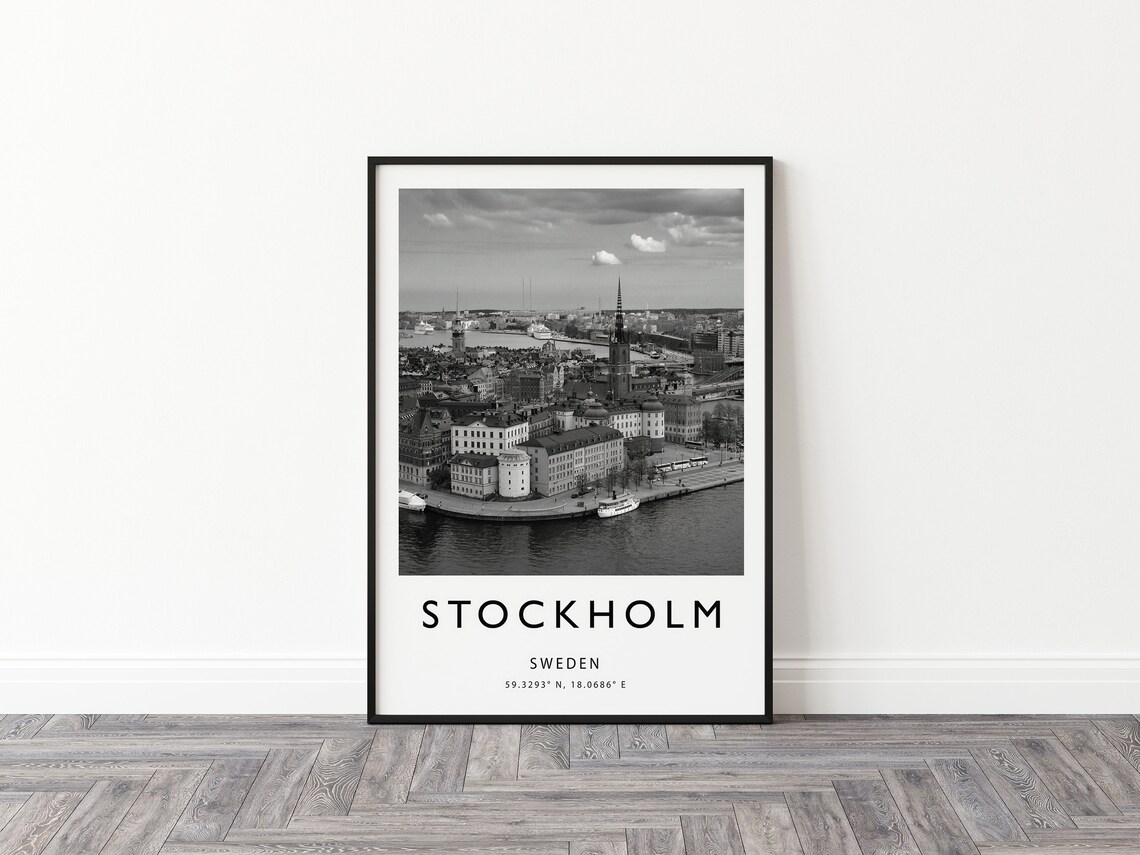 Stockholm Travel Poster, Sweden Travel Art Print - Image 3