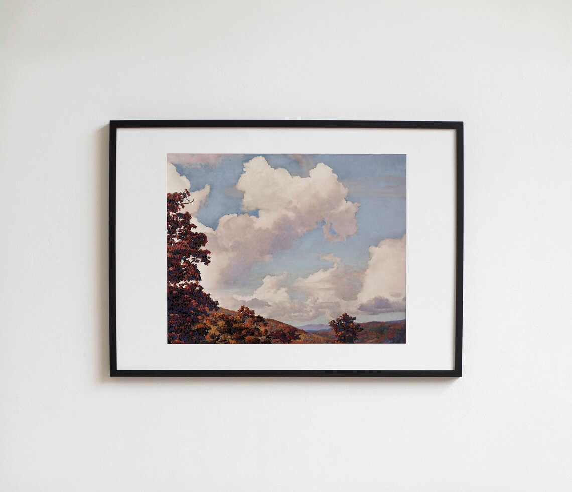 Autumn Landscape, Vintage Rustic Cottage Core - Image 2