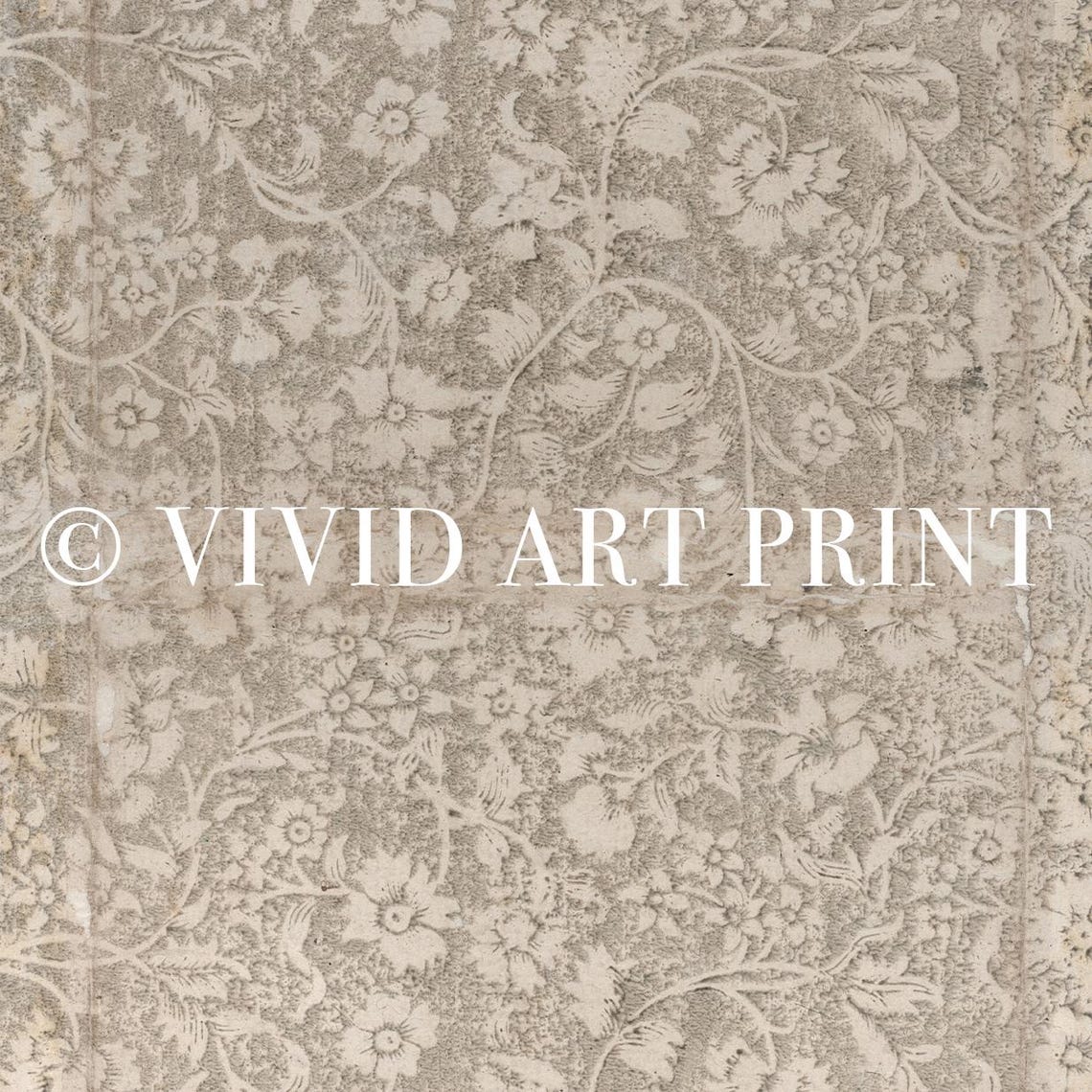 Floral Vines Pattern, Vintage Botanical Art Print - Image 4