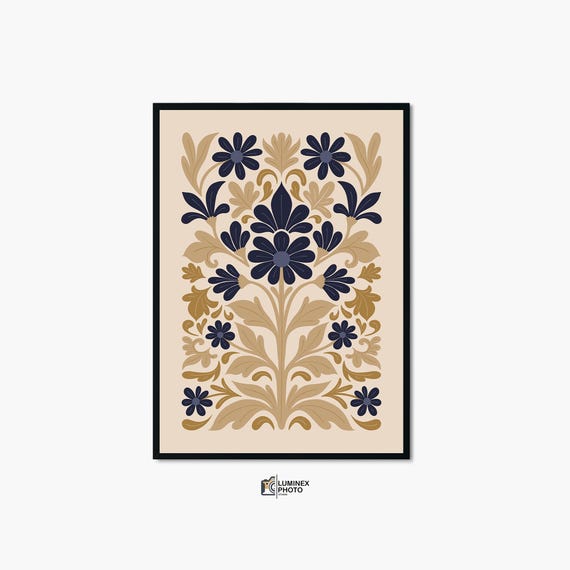 Instant Art Illustrationnordic Abstract Flower Photography Print Scandinavian Wall