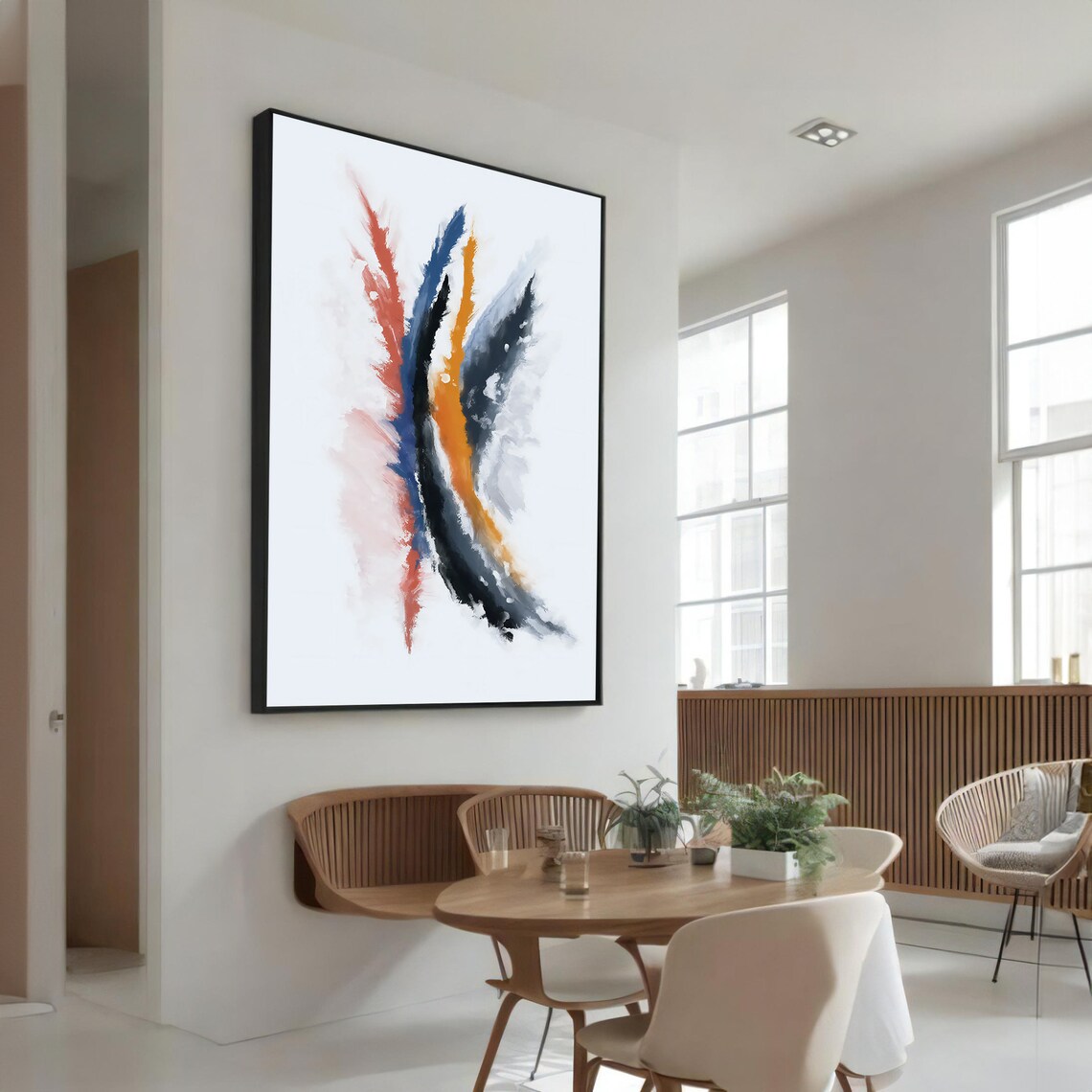 Abstract Brush Strokes, Modern Home Decor Gift