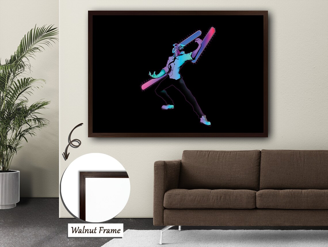 Neon Dance Rhythm Movement, Contemporary Poster Print