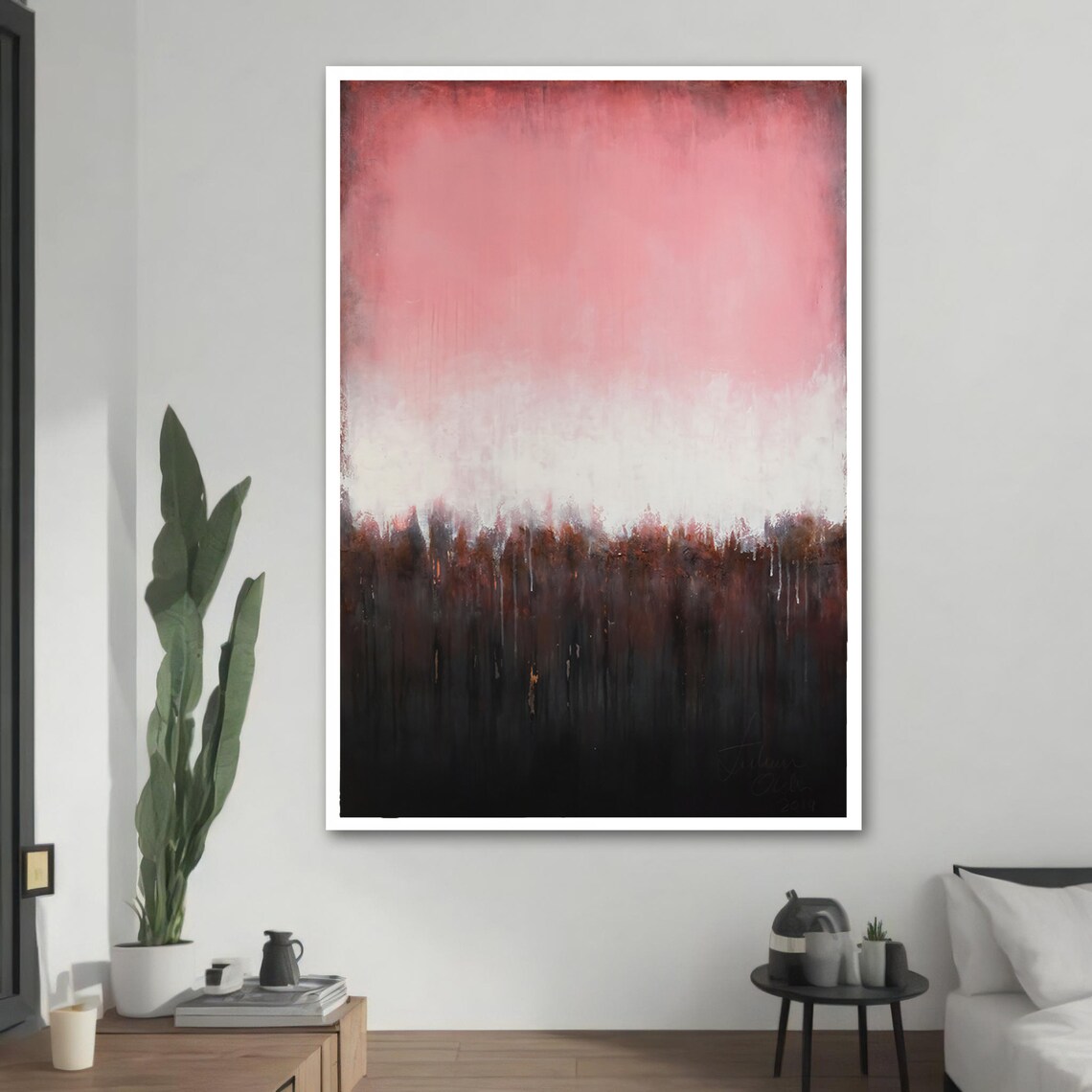 Modern Abstract Gradient Painting, Home Decor Gift - Image 2