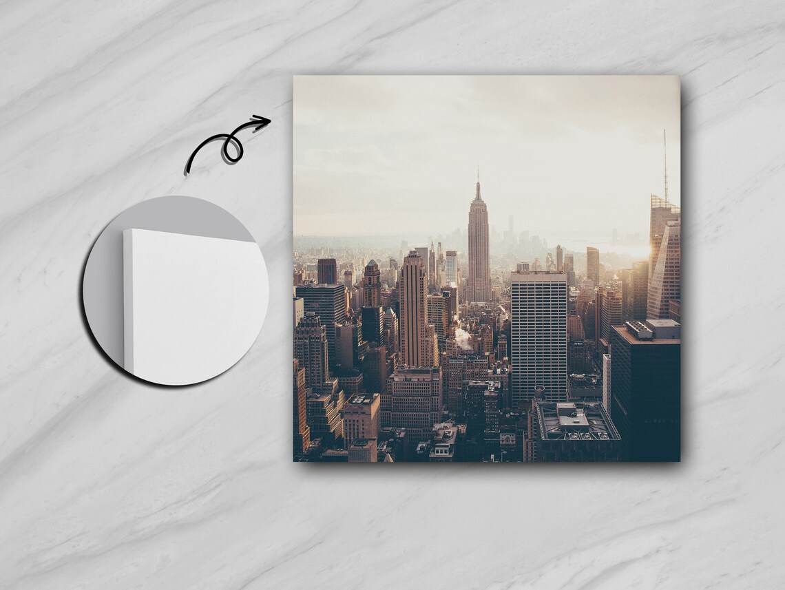 Metropolitan Cityscape, Modern Skyline Art