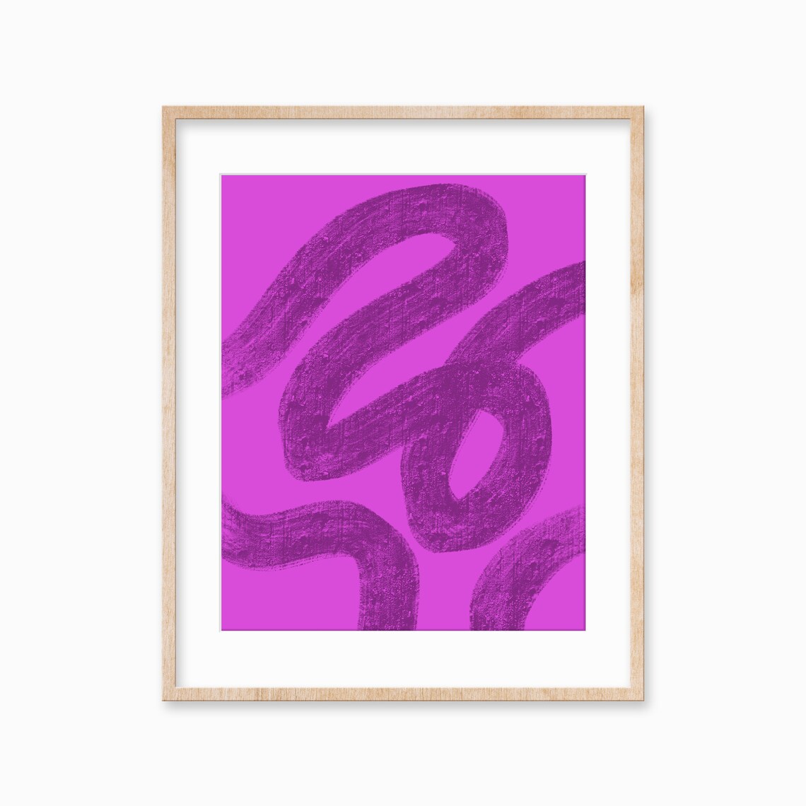 Maximalist Abstract Poster for Dorm Decor