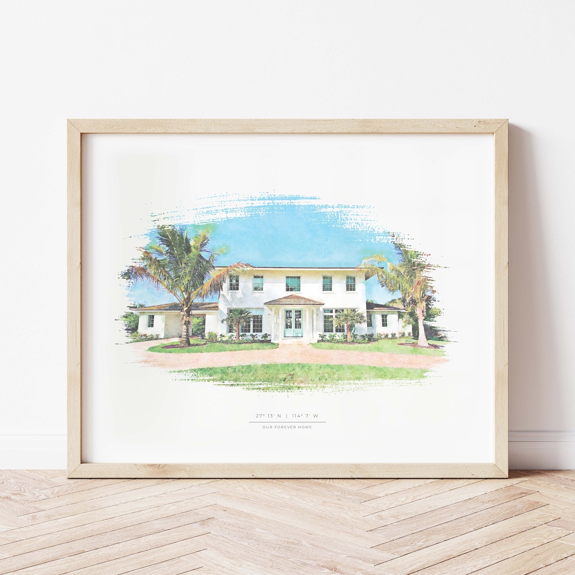 Custom House Portrait - Watercolor - Image 4