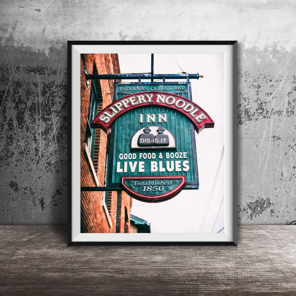 Slippery Noodle Inn Indianapolis Neon Sign Art Print