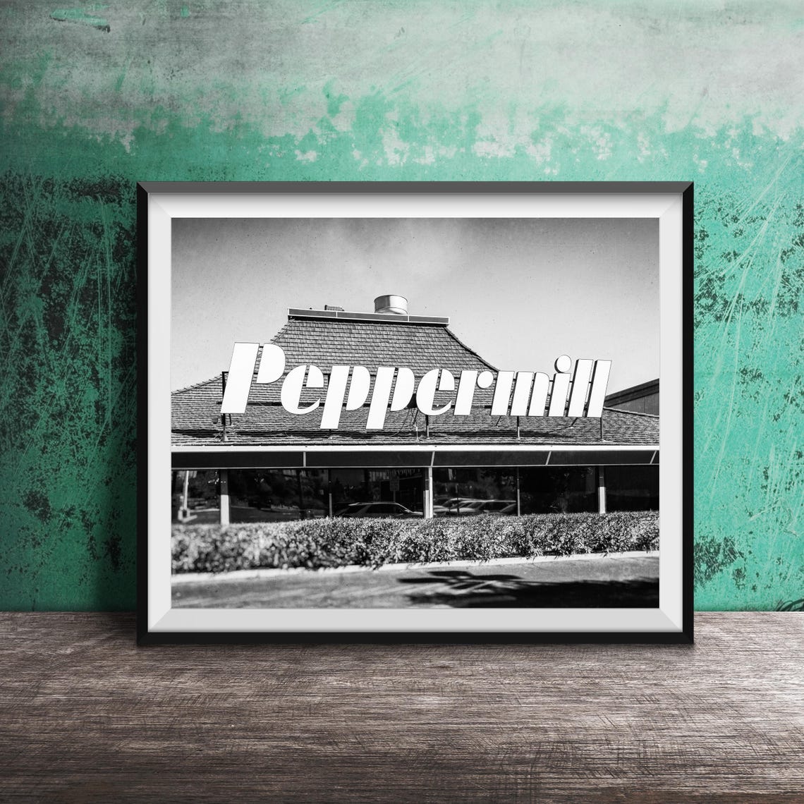 Peppermill Las Vegas Restaurant Rooftop Sign Photography Poster - Image 2