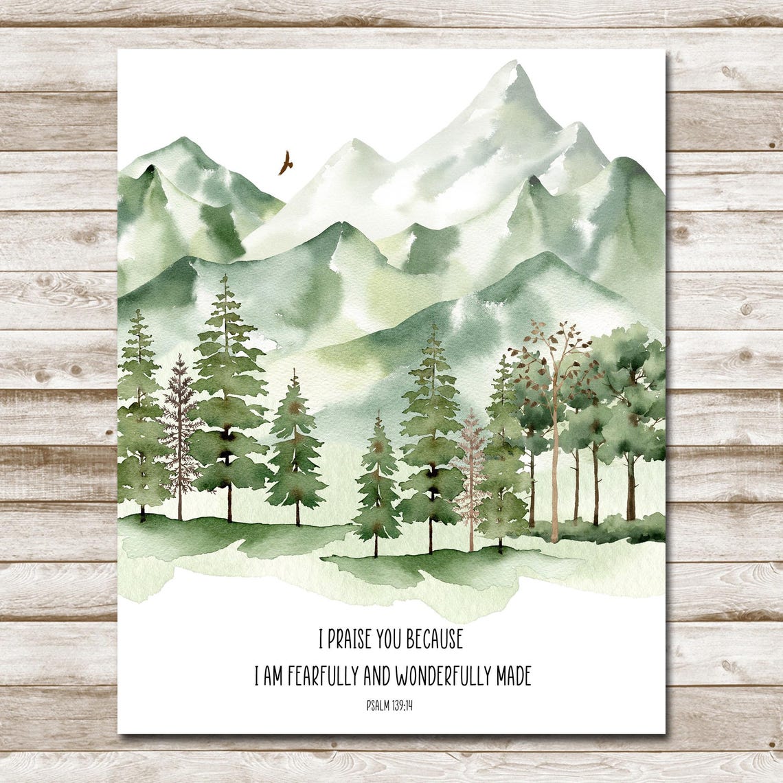 I Praise You Because I Am Fearfully and Wonderfully Made Poster - Image 5